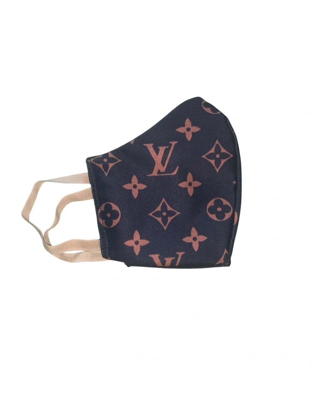 Louis Vuitton Navy and Pink Monogram Face Mask